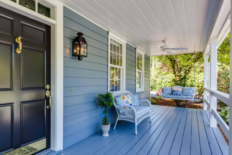 house porch with furniture