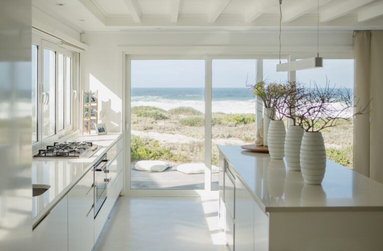 modernwhitekitchenwithoceanview top interior exterior painters victoria bc van isle paint